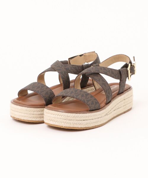 【新品】Michael Kors プラットフォーム エスパドリーユ サンダル 公式アウトレット】RICHIE プラットフォーム エスパドリーユ