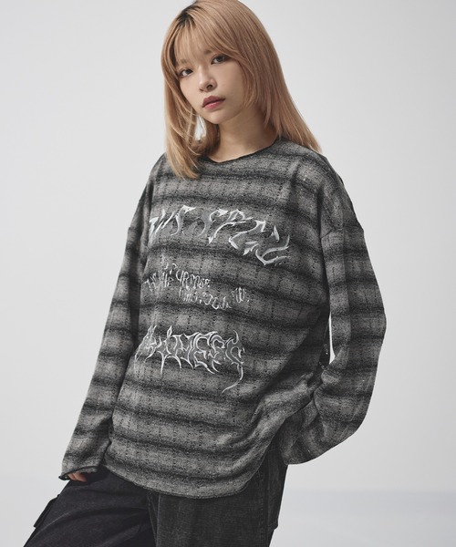 tシャツ ダメージロングスリーブカットソー「UNISEX」 メンズ