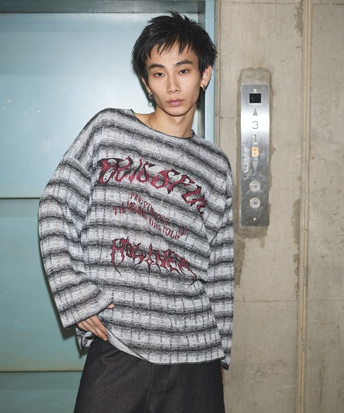 tシャツ ダメージロングスリーブカットソー「UNISEX」 メンズ