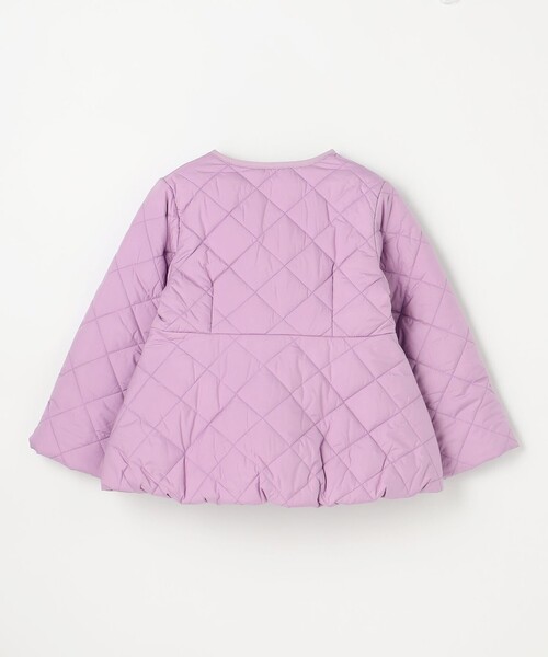 コート アウター 「110-140cm」マフラー付き中綿キルト アウター キッズ 子供服 女の子の画像