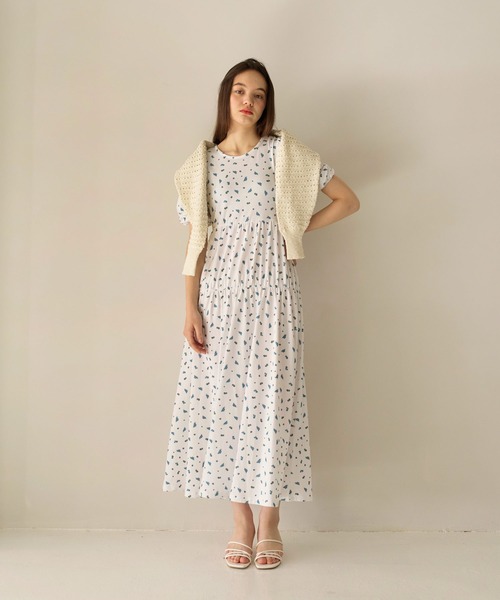 「TINA：JOJUN」 半袖ワンピース S チェリーピンク レディース_画像5