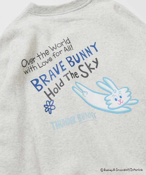 トレーナー スウェット 限定展開 Thunder Bunny/サンダーバニー/別注 ビッグシルエット バックプリント クルーネックスウェット / SK | FREAK'S STORE | 06