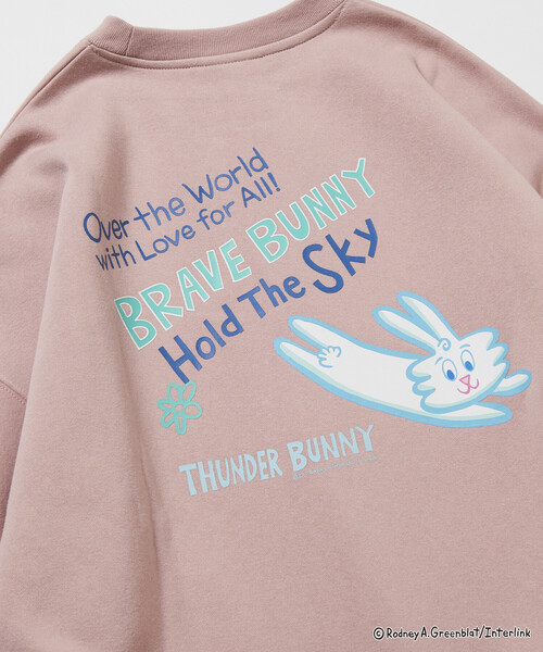 トレーナー スウェット 限定展開 Thunder Bunny/サンダーバニー/別注 ビッグシルエット バックプリント クルーネックスウェット / SK | FREAK'S STORE | 15