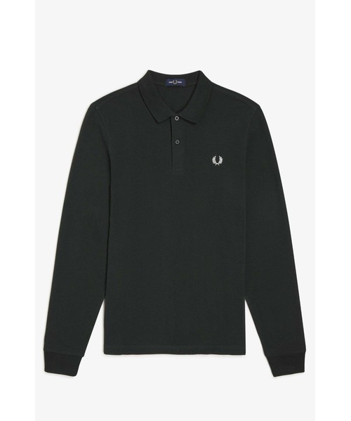 フレッドペリー 長袖ポロシャツ グリーン FRED PERRY グリーン 長袖ポロシャツ L ◇FRED PERRY（フレッドペリー