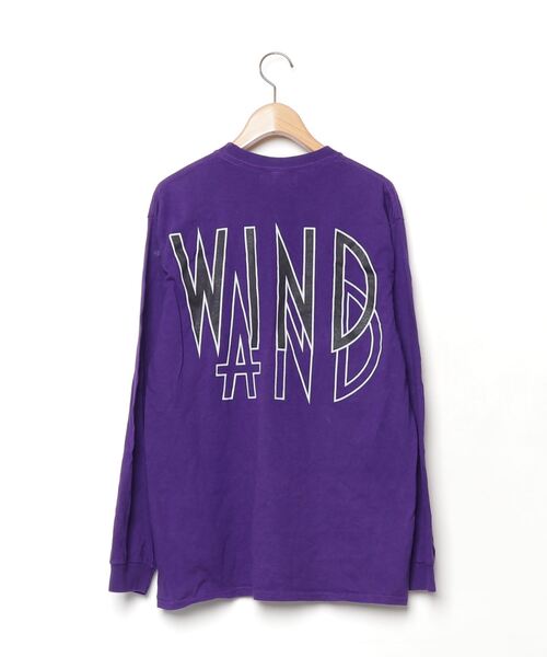 WIND AND SEA 「WIND SEA」 長袖Tシャツ M パープル メンズ : ZOZOTOWN