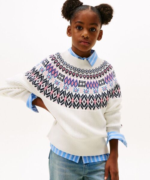 【miufei】 The New Society フェアアイル柄セーター フェアアイル柄ニット | la.f（Women）/ラ エフ | 三越伊勢丹