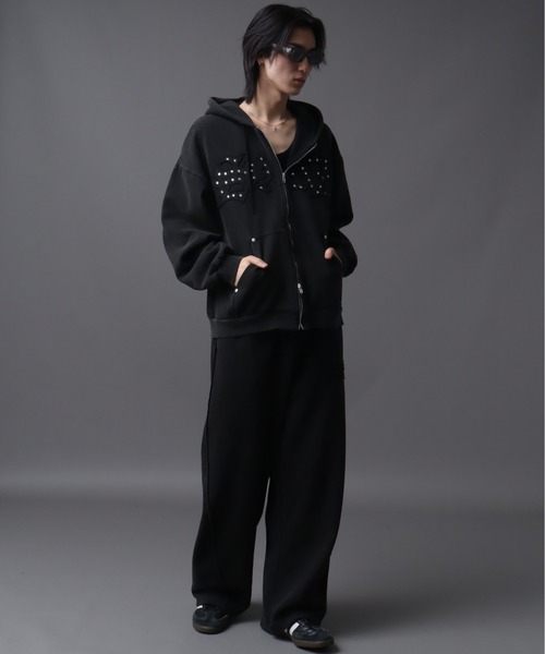 SEQUENZE ワイドパンツ スウェットパンツ ジャージ 「SEQUENZ