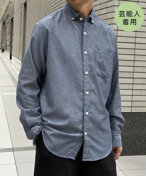 ikka（イッカ） シャツ 「雑誌掲載」イージーケアネルスイスカラー