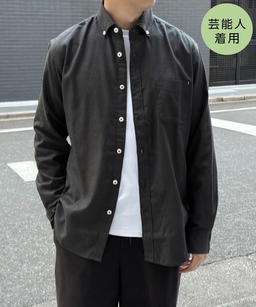 ikka（イッカ） シャツ 「雑誌掲載」イージーケアネルスイスカラー