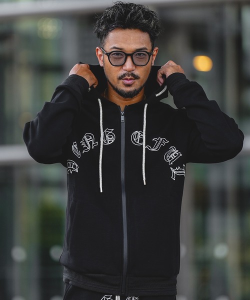 adamsJUGGLER（アダムスジャグラー） パーカー RTEG AL＆KSジップ