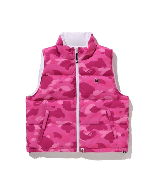APE リバーシブル　ダウンベスト A BATHING APE（アベイシングエイプ） ダウンベスト ベスト COLOR CAMO