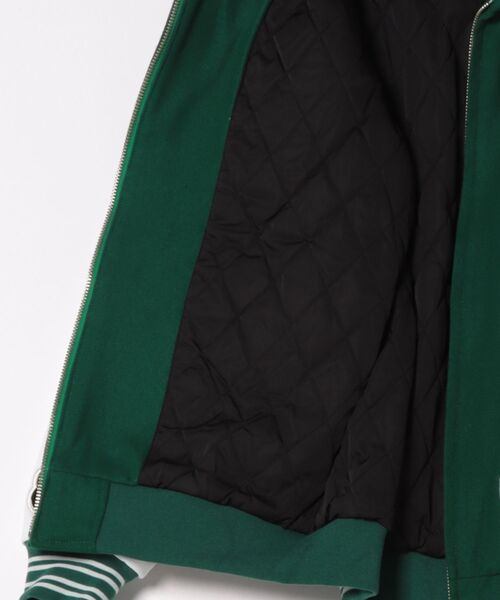ダウンジャケット ダウン 「BREATH」BH PATCH STADIUM JACKET / グリーン 「BR25AW-O0002」 メンズの画像