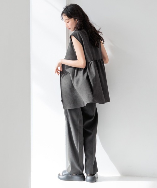 「LOWRYS FARM」 フラットサンダル MEDIUM ブラック レディース_画像5