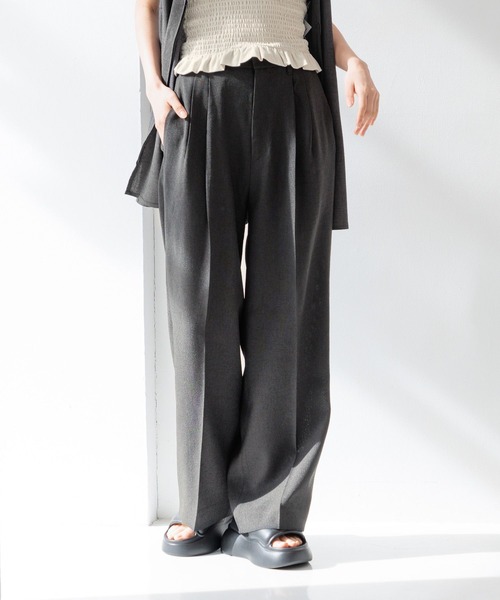 「LOWRYS FARM」 フラットサンダル MEDIUM ブラック レディース_画像7