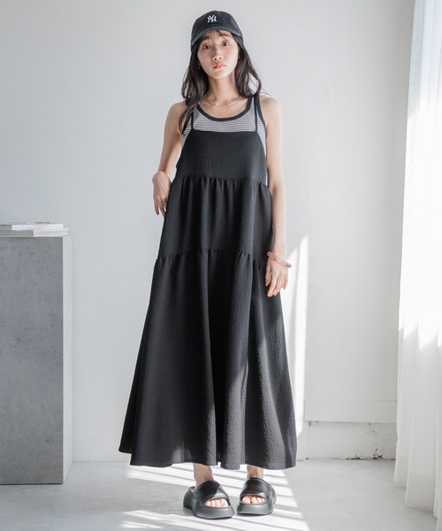 「LOWRYS FARM」 フラットサンダル MEDIUM ブラック レディース_画像8