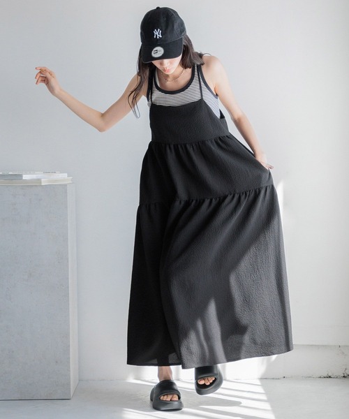 「LOWRYS FARM」 フラットサンダル MEDIUM ブラック レディース_画像9