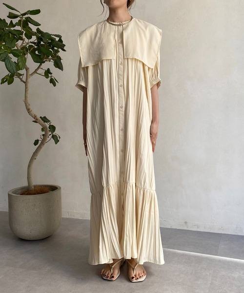 CAPRICIEUX LE'MAGE（カプリシューレマージュ） 半袖ワンピース FREE