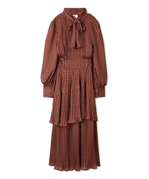 【Lilybrown】ANAYI ボウタイプリーツワンピース 36 Lilybrown様専用】ANAYI ボウタイプリーツワンピース 36