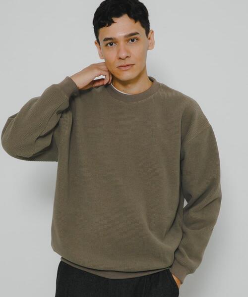 URBAN RESEARCH Sonny Label tシャツ 裏起毛ワッフルリラックス