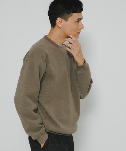 URBAN RESEARCH Sonny Label tシャツ 裏起毛ワッフルリラックス