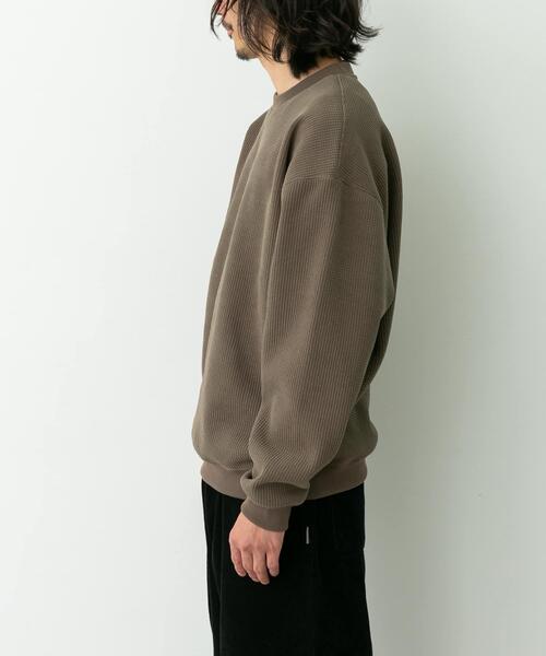 URBAN RESEARCH Sonny Label tシャツ 裏起毛ワッフルリラックス