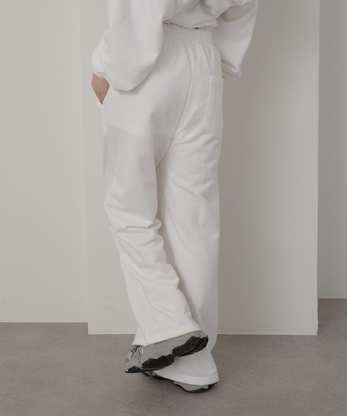「RAY CASSIN」 スウェットパンツ FREE ホワイト レディース_画像4