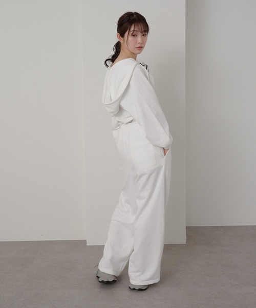 「RAY CASSIN」 スウェットパンツ FREE ホワイト レディース_画像8