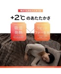 ベッド 寝具 +2℃ 毛布にもなる掛け布団カバ...の詳細画像4
