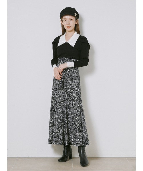 「SNIDEL」 長袖ニット FREE ホワイト レディース_画像6