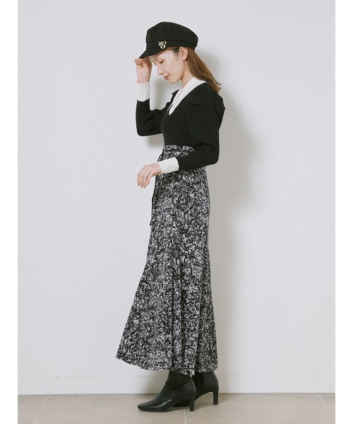 「SNIDEL」 長袖ニット FREE ホワイト レディース_画像7