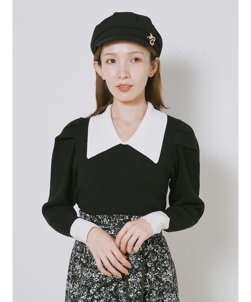 「SNIDEL」 長袖ニット FREE ホワイト レディース_画像9