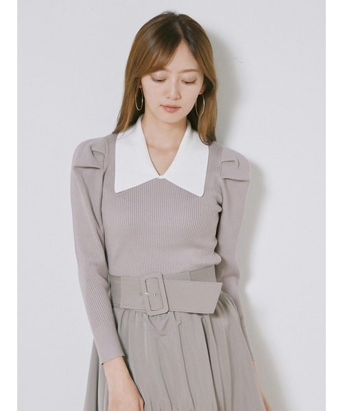 「SNIDEL」 長袖ニット FREE ホワイト レディース_画像10