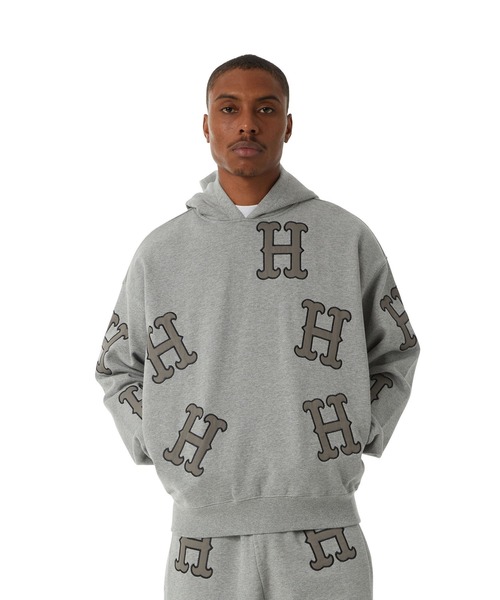 「HUF」 プルオーバーパーカー X-LARGE ヘザーグレー メンズ_画像5