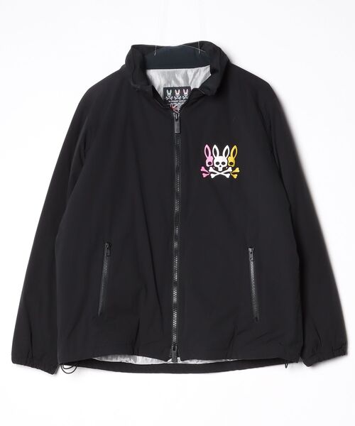 マスターバニー　Psycho Bunny サイコバニー　ジャケット　メンズL Psycho Bunny（サイコバニー） ブルゾン LARGE ブラック メンズ