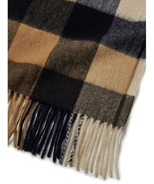 Barbour マフラー Barbour（バブアー） マフラー ラムズ ウール ブロックチェック