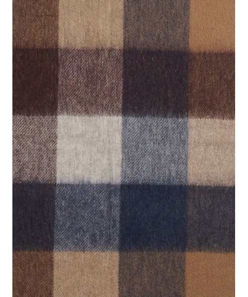 Barbour（バブアー） マフラー ラムズ ウール ブロックチェック