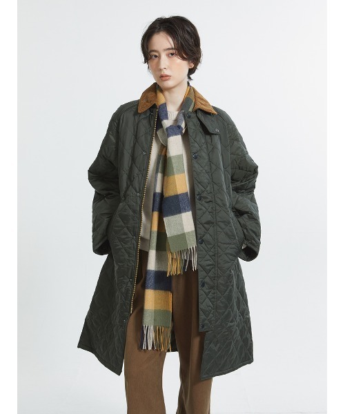 Barbour（バブアー） マフラー ラムズ ウール ブロックチェック