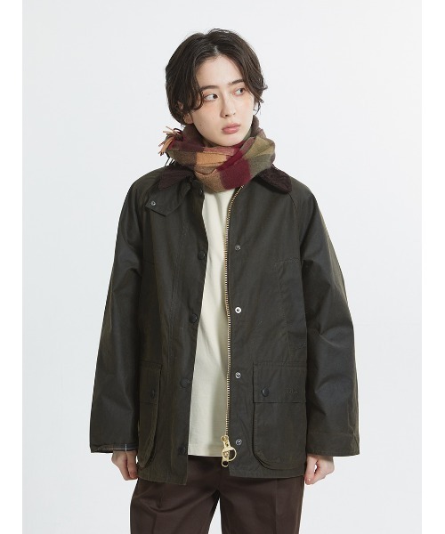 Barbour（バブアー） マフラー ラムズ ウール ブロックチェック