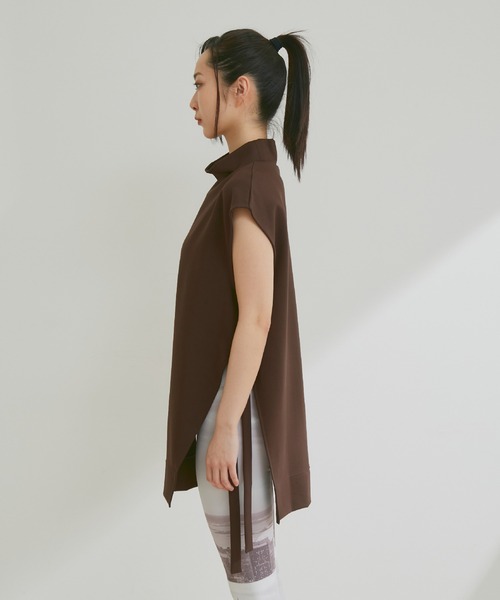 「NERGY」 ベスト FREE ダークブラウン レディース_画像4