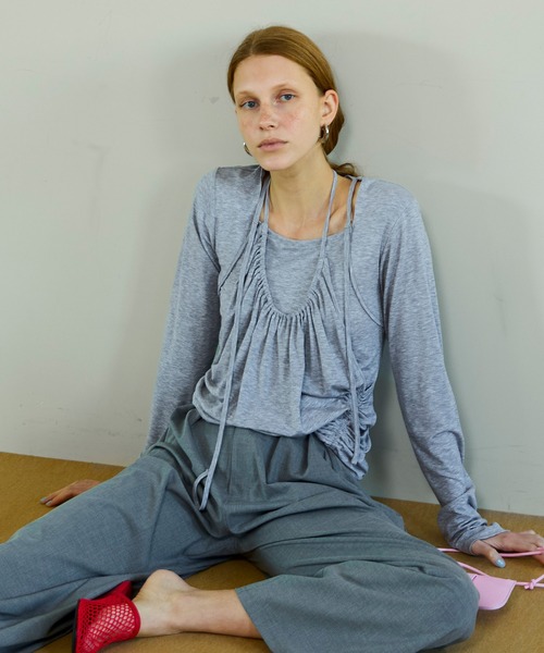 MAISON SPECIAL（メゾンスペシャル） Halter Neck Layered Tops