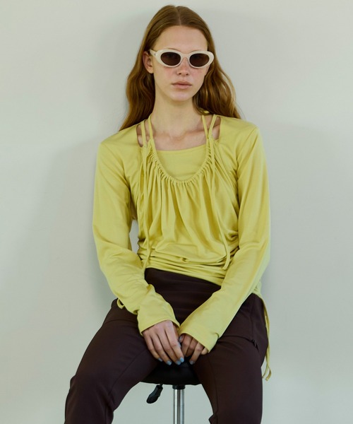 MAISON SPECIAL（メゾンスペシャル） Halter Neck Layered Tops