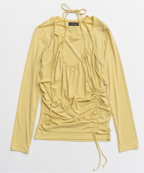 MAISON SPECIAL（メゾンスペシャル） Halter Neck Layered Tops
