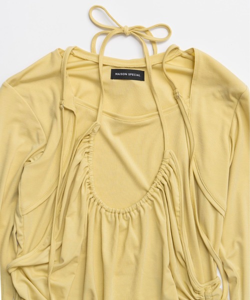 MAISON SPECIAL（メゾンスペシャル） Halter Neck Layered Tops