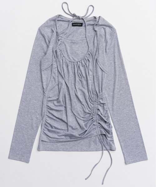 MAISON SPECIAL（メゾンスペシャル） Halter Neck Layered Tops