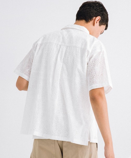 「URBAN RESEARCH Sonny Label」 半袖シャツ MEDIUM イエロー メンズ_画像9