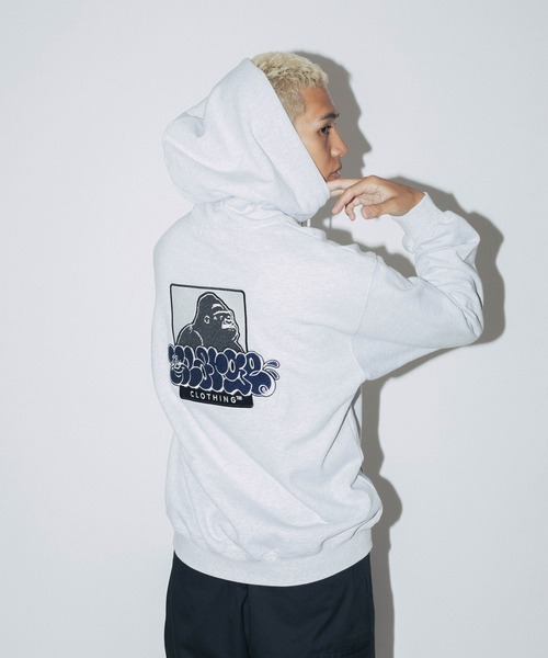 XLARGE（エクストラ ラージ） プルオーバーパーカー L アッシュ メンズ