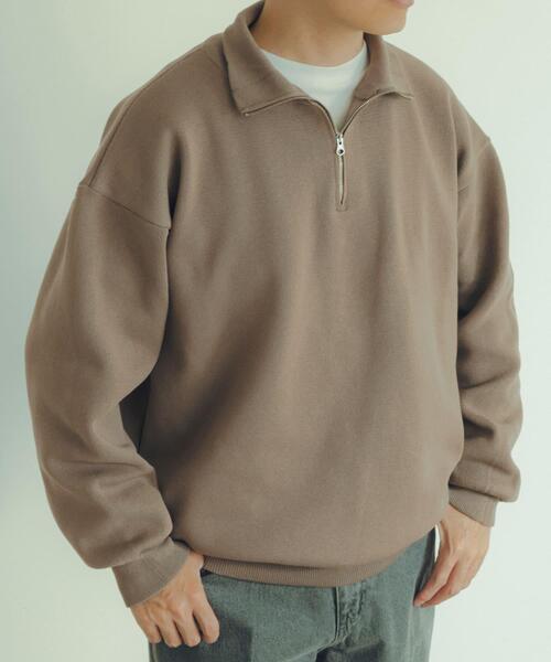 「ITEMS URBANRESEARCH」 長袖ニット LARGE ベージュ メンズ_画像2