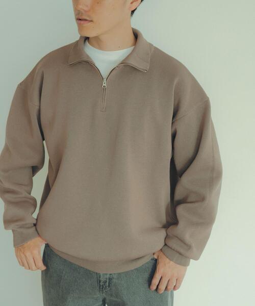 「ITEMS URBANRESEARCH」 長袖ニット LARGE ベージュ メンズ_画像3