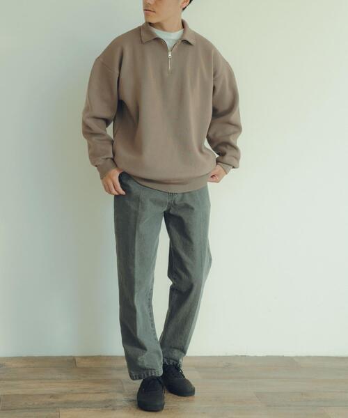 「ITEMS URBANRESEARCH」 長袖ニット LARGE ベージュ メンズ_画像6