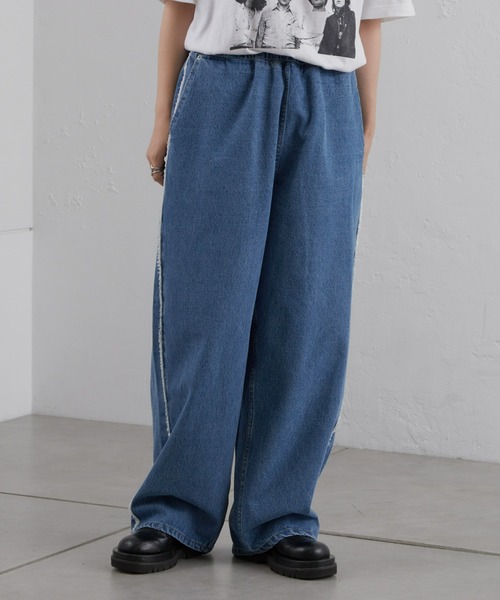 「CIAOPANIC TYPY」 デニムパンツ LARGE サックスブルー メンズ_画像2